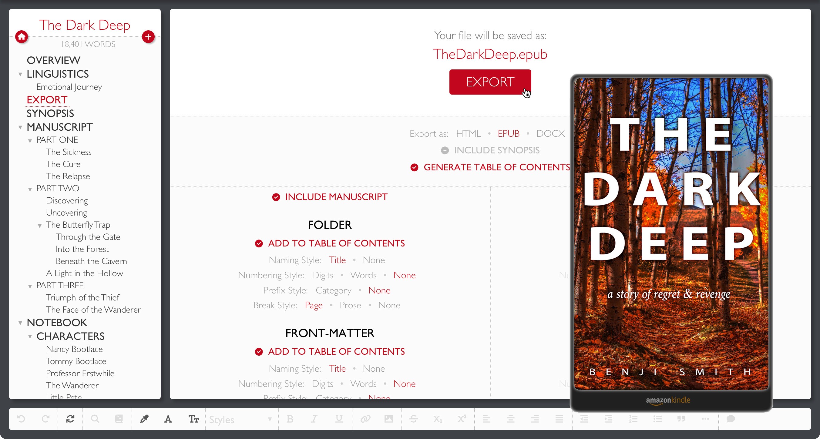 EPUB publishing
